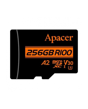Karta pamięci microSDXC Apacer R100 256GB (100/80 MB/s) Class 10 UHS-I U3 V30 A2 + Adapter