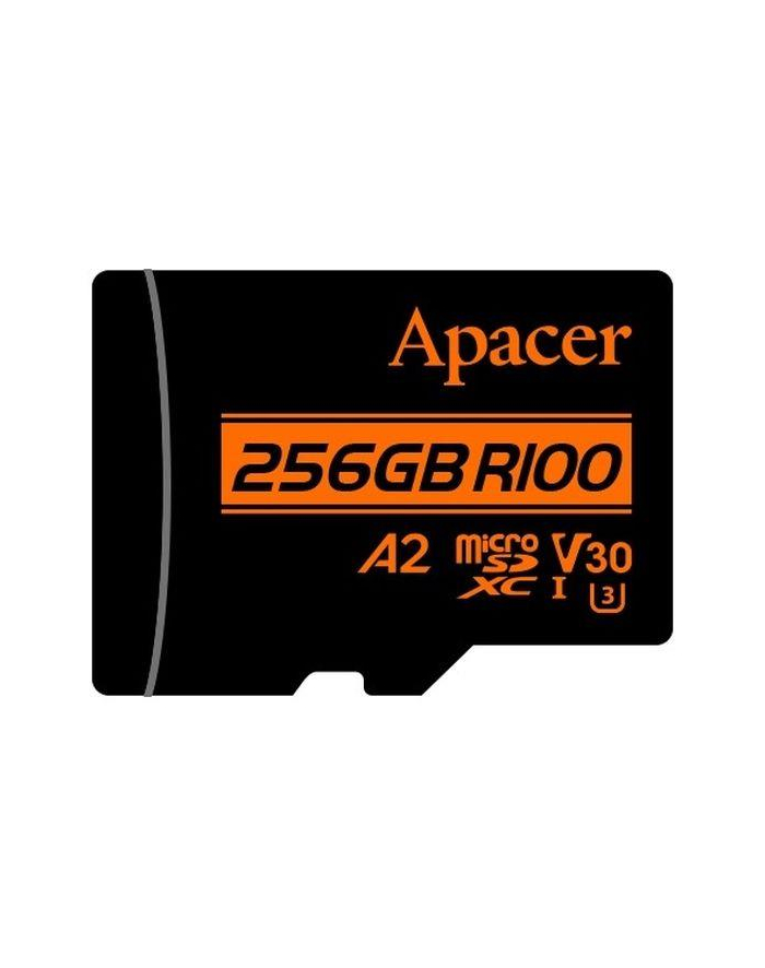 Karta pamięci microSDXC Apacer R100 256GB (100/80 MB/s) Class 10 UHS-I U3 V30 A2 + Adapter główny