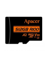 Karta pamięci microSDXC Apacer R100 512GB (100/80 MB/s) Class 10 UHS-I U3 V30 A2 + Adapter - nr 1