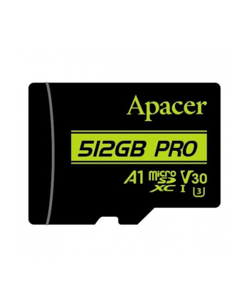 Karta pamięci microSDXC Apacer Professional 512GB (100/80 MB/s) Class 10 UHS-I U1 V30 A1 BULK