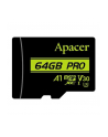 Karta pamięci microSDXC Apacer Professional 64GB (100/80 MB/s) Class 10 UHS-I U1 V30 A1 BULK - nr 1