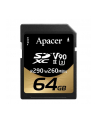 Karta pamięci SDXC Apacer 64GB (290/260 MB/s) Class 10 UHS-II U3 V30 - nr 1