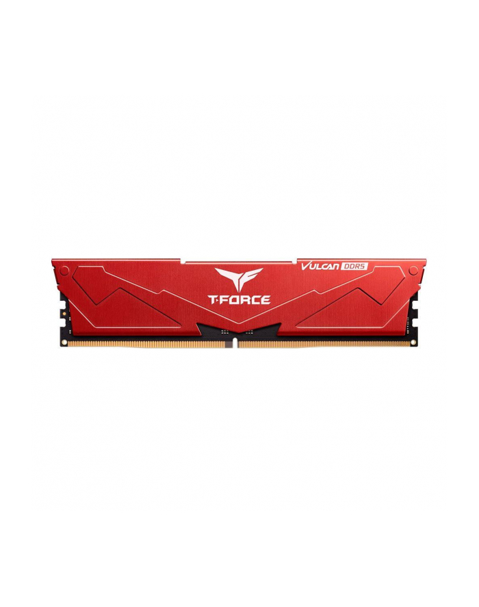 Pamięć DDR5 Team Group T-FORCE VULCAN 32GB (1x32GB) 6000MHz CL38 1,35V Czerwona główny