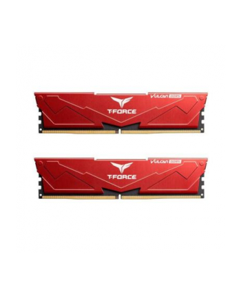 Pamięć DDR5 Team Group T-FORCE VULCAN 32GB (2x16GB) 6400MHz CL40 1,35V Czerwona