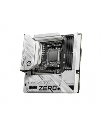 Płyta MSI B650M PROJECT ZERO /AMD B650/DDR5/SATA3/M.2/USB3.2/WiFi/BT/PCIe4.0/AM5/mATX