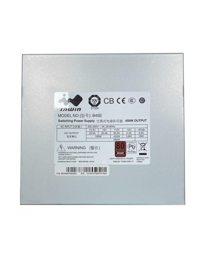 Zasilacz ATX In-Win 450W B45E 80+ Bronze główny