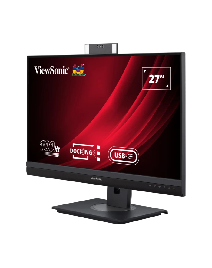 viewsonic europe Monitor ViewSonic 27'' VG2757V-2K HDMI 2xDP 5xUSB RJ45 głosniki 2x5W kamera główny