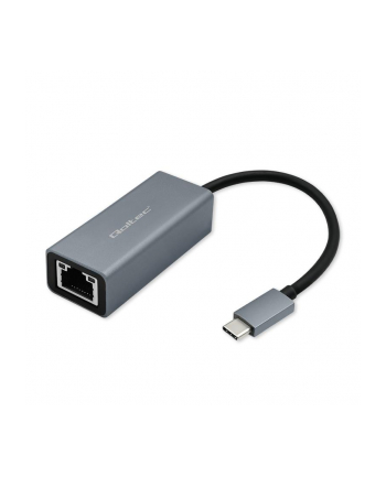 Kabel adapter Qoltec USB-C na RJ45 Ethernet | 1000Mb/s | Aluminiowa obudowa