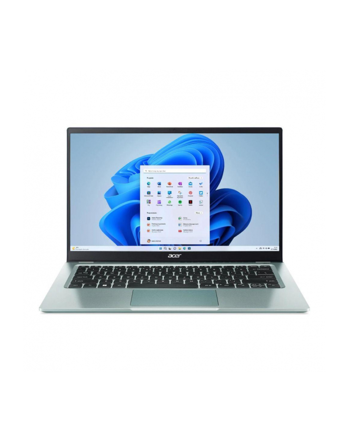 Notebook Acer Swift 3 14''QHD/i5-1240P/16GB/SSD512GB/IrisXe/W11 Blue główny