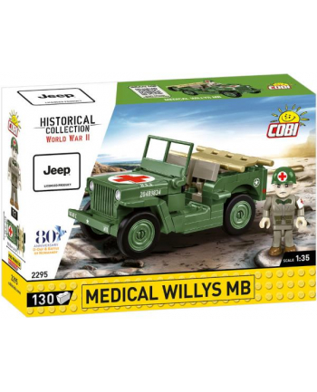 COBI 2295 Historical Collection WWII Medical Willys MB 130 kl.