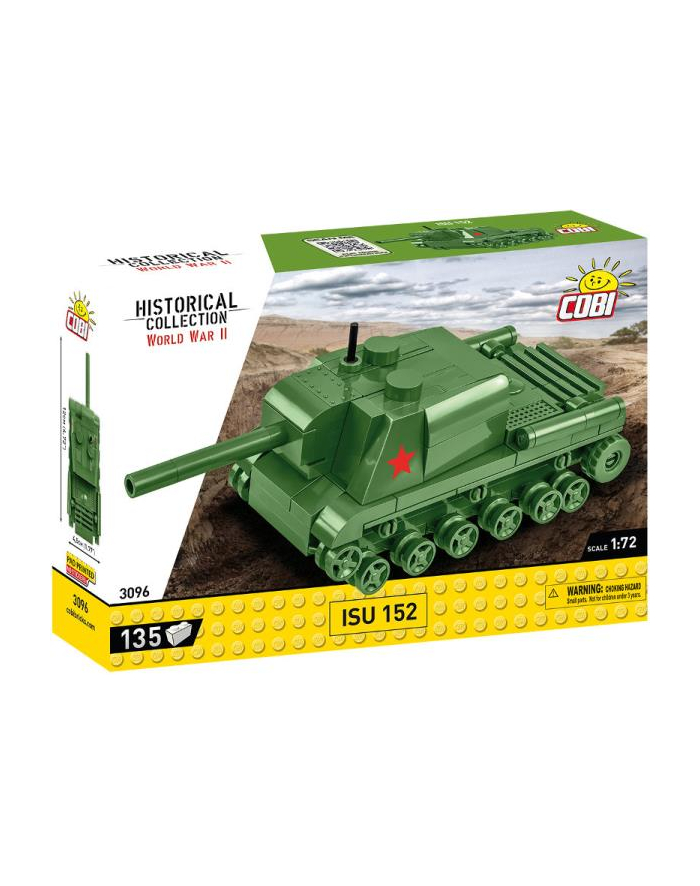 COBI 3096 Historical Collection WWII Czołg ISU 152, 135 kl. główny