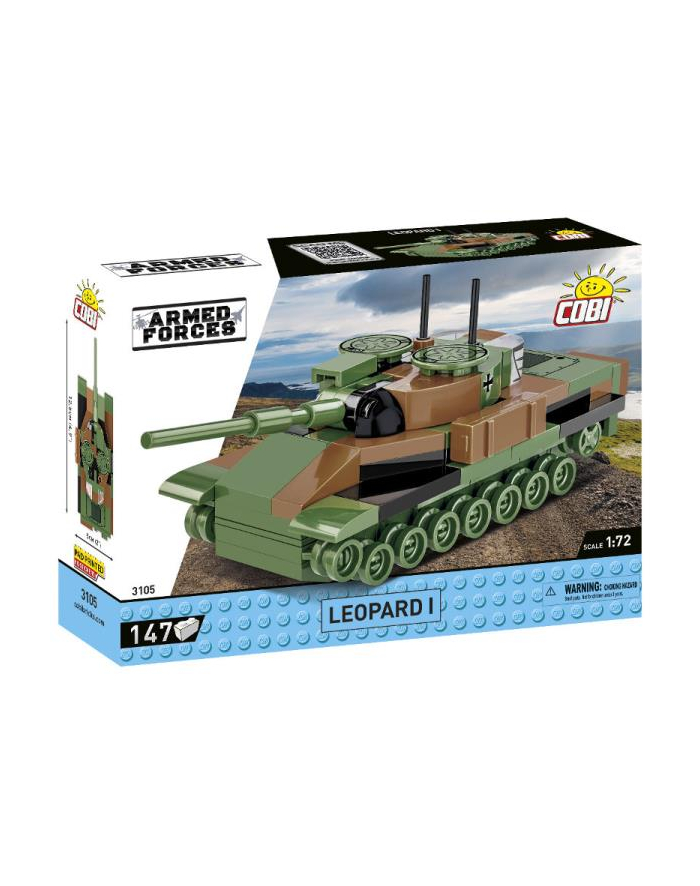 COBI 3105 Armed Forces Czołg Leopard I 127 kl. główny