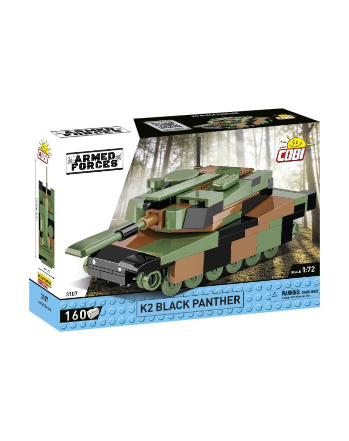 COBI 3107 Armed Forces Czołg Black Panther 160 kl. główny