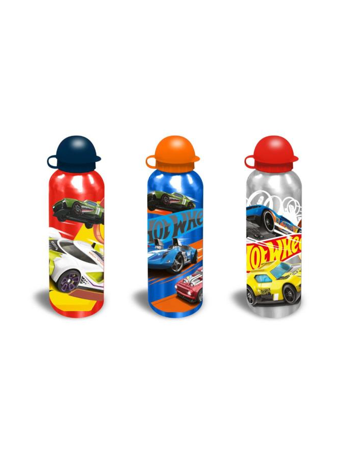 Bidon 500ml aluminiowy Hot Wheels HW00002 Kids Euroswan mix  cena za 1 sztukę główny