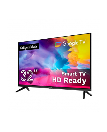 Telewizor Kruger'Matz 32'' HD Google TV, DVB-T2/S2/T/C H.265 HEVC