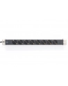 digitus Listwa zasilająca PDU 19''; Rack, 8x gniazdo schuko,20m, 1x wtyk unischuko, 16A, aluminiowa - nr 21