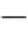 digitus Listwa zasilająca PDU 19''; Rack, 8x gniazdo schuko,20m, 1x wtyk unischuko, 16A, aluminiowa - nr 24