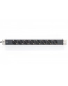 digitus Listwa zasilająca PDU 19''; Rack, 8x gniazdo schuko,20m, 1x wtyk unischuko, 16A, aluminiowa - nr 8