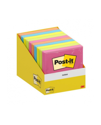 pbs connect Karteczki samoprzylepne POST-IT, 76x76mm, 1x100 kart., mix kolorów p10