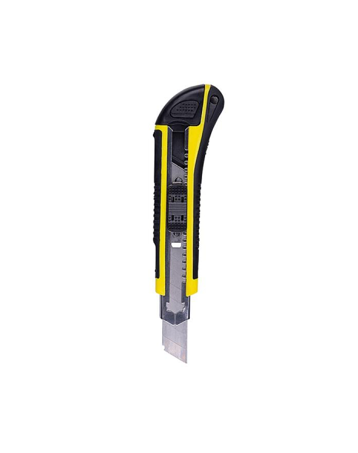 pbs connect Nóż pakowy DONAU Professional, gumowa rękojeść, z blokadą, żółto-czarny główny