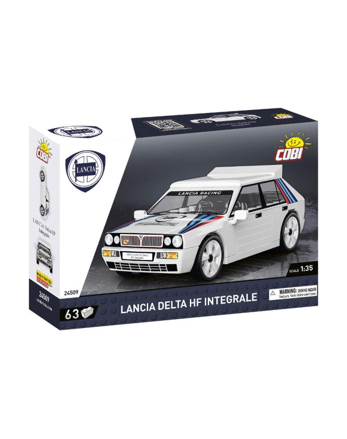 COBI 24509 Samochód Lancia Delta HF Integrale 63 klocki główny