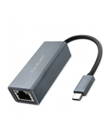 qoltec Adapter USB-C na RJ45 Ethernet | 1000Mbps | Aluminiowa obudowa