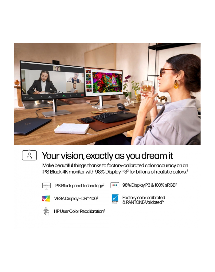 hp inc. HP 727pm Docking Display 27inch UHD 16:9 1xDP 1.4 1xHDMI 2.0 1xUSB-C ((wersja europejska)) główny