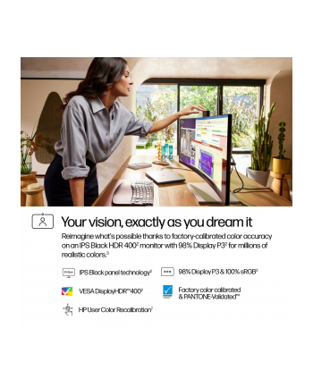 hp inc. HP 734pm 34inch WQHD 400nits HDMI DP Display ((wersja europejska)) nr 1