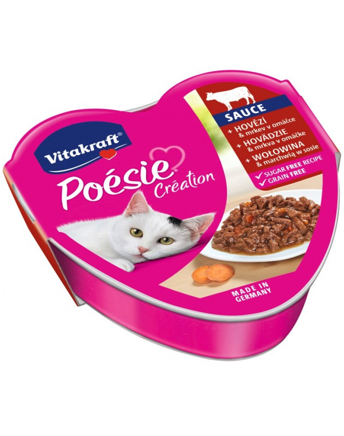 VITAKRAFT POESIE CREATION SOS wołowina/marchew 85g główny