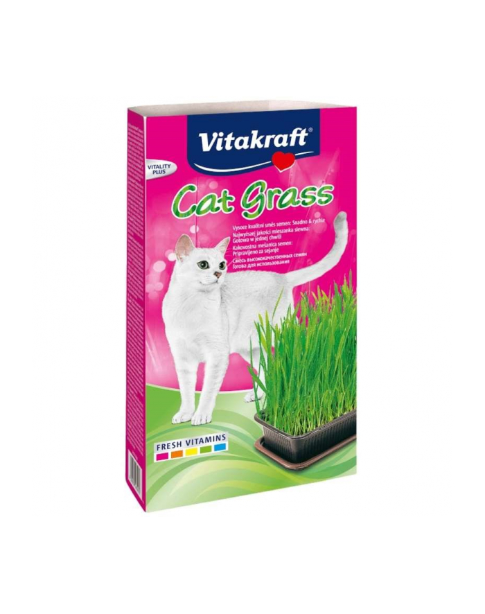 VITAKRAFT CAT GRASS zestaw dla kota 120g główny