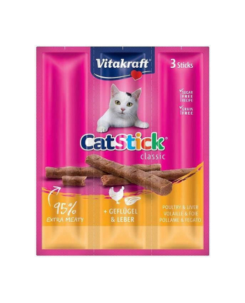 VITAKRAFT CAT STICK MINI drób-wątróbka dla kota 3szt