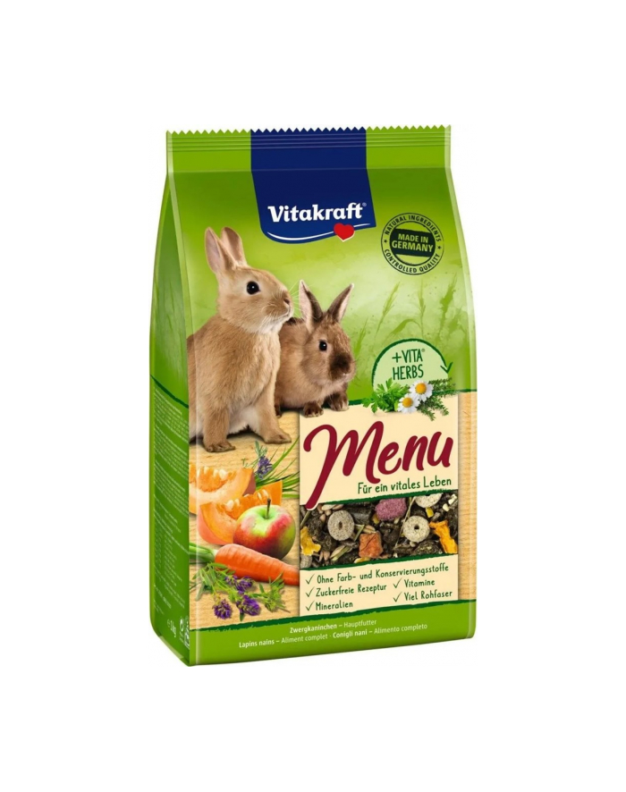 VITAKRAFT MENU VITAL karma dla królika 3kg główny