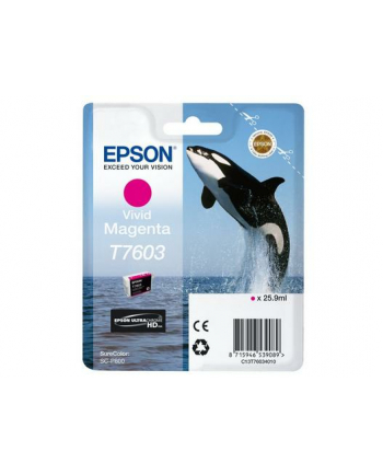 EPSON T7603 ink cartridge vivid magenta high capacity 25 9ml 1356 pages 1-pack