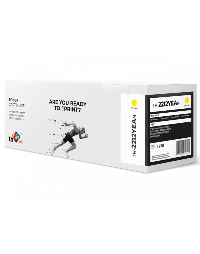 tb print Toner do HP Color LJ Pro M255 W2212A TH-2212YEAN 100% nowy YE główny