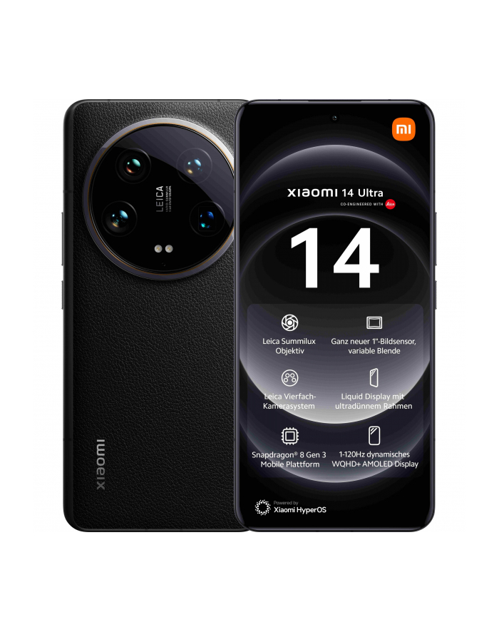 XIAOMI 14 ULTRA 16GB+512GB BLACK główny