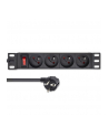 qoltec Listwa zasilająca PDU do RACK 10' | 1U | 16A | 4xFrench | 1.8m - nr 8