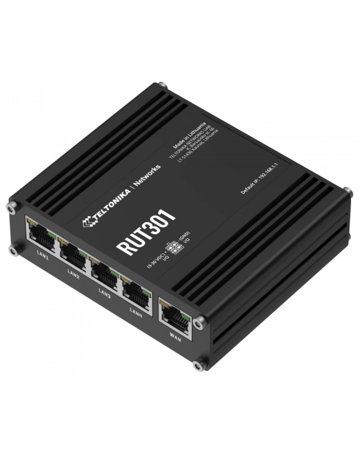 TELTONIKA NETWORKS RUT301 Industrial Ethernet Router główny
