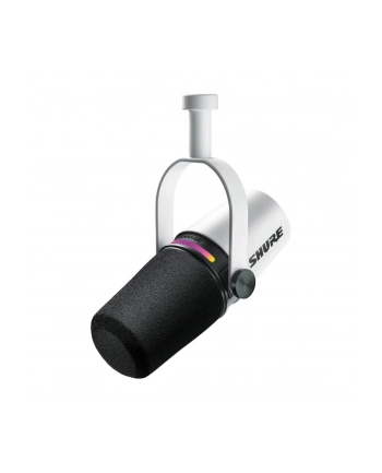 Shure MV7+-W - Mikrofon lektorski/wokalny ze złączem XLR/USB-C Białyv
