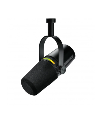 Shure MV7+-K-BNDL - Mikrofon lektorski/wokalny ze złączem XLR/USB-C Czarny + statyw biurkowy GATOR