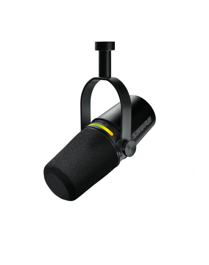 Shure MV7+-K-BNDL - Mikrofon lektorski/wokalny ze złączem XLR/USB-C Czarny + statyw biurkowy GATOR główny