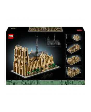 LEGO 21061 ARCHITECTURE Katedra Notre-Dame w Paryżu