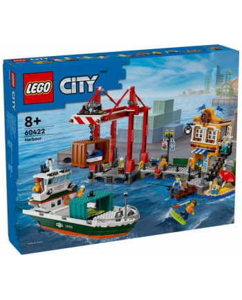 LEGO 60422 CITY Nadmorski port ze statkiem towarowym p3
