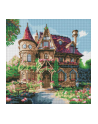 ideyka Haft diamentowy bez ramy Diamentowa mozaika 40x40cm Przytulny pałacyk - nr 1
