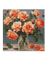 ideyka Haft diamentowy Diamentowa mozaika 30x30cm Elegancki bukiet - nr 1