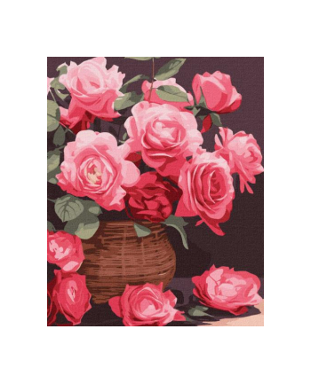 ideyka Malowanie po numerach 40x50cm Kolorowe róże