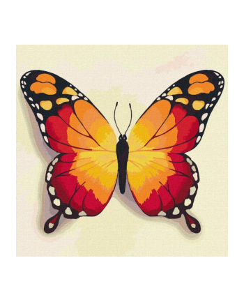 ideyka Malowanie po numerach 25x25cm Pomarańczowy motyl