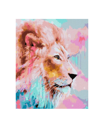 ideyka Malowanie po numerach 40x50cm Różowy lew