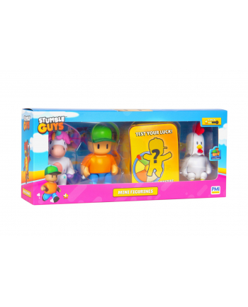 STUMBLE GUYS - MINI FIGURKI- ZESTAW 4 FIGUREK VERB
