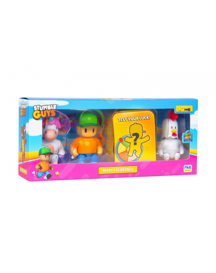 STUMBLE GUYS - MINI FIGURKI- ZESTAW 4 FIGUREK VERB główny
