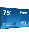 iiyama Monitor 75 cali LH7575UHS-B1AG, 24/7,IPS,ANDROID.11,4K,500cd/m2,WiFi,3xHDMI,DP,Daisy/Chain,2xUSB,2x10W,RJ45,iiSignage2,FailOver,SDM,4GB/32GB,metal,PIO - nr 75